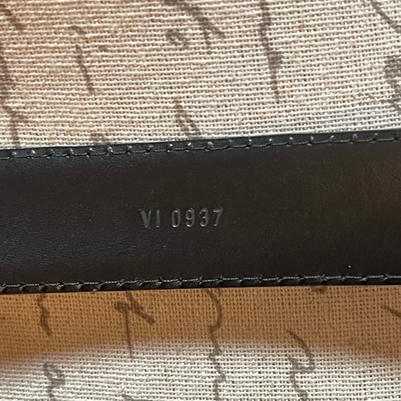 Louis Vuitton Black Epi Ceinture Belt - Picture 8 of 11